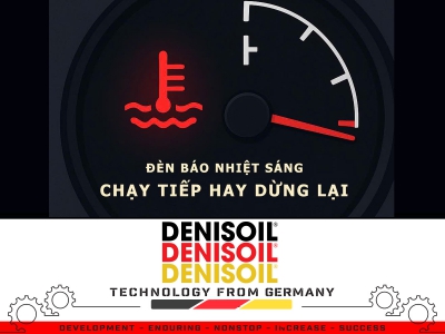 CẢNH BÁO ĐÈN BÁO NHIỆT ĐỘ ĐỘNG CƠ SÁNG ĐỎ